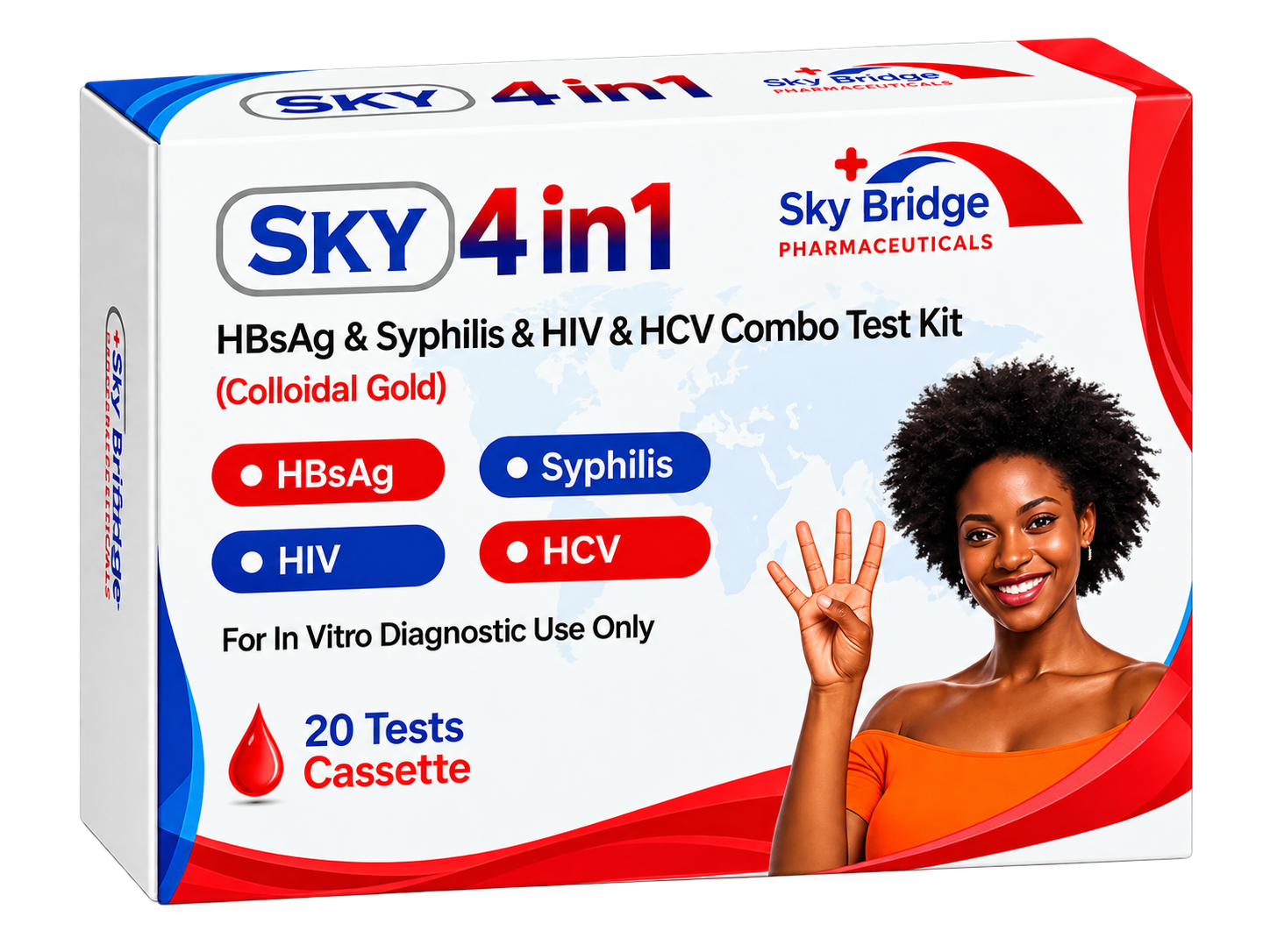 SKY 4-in-1 Combo Test Kit