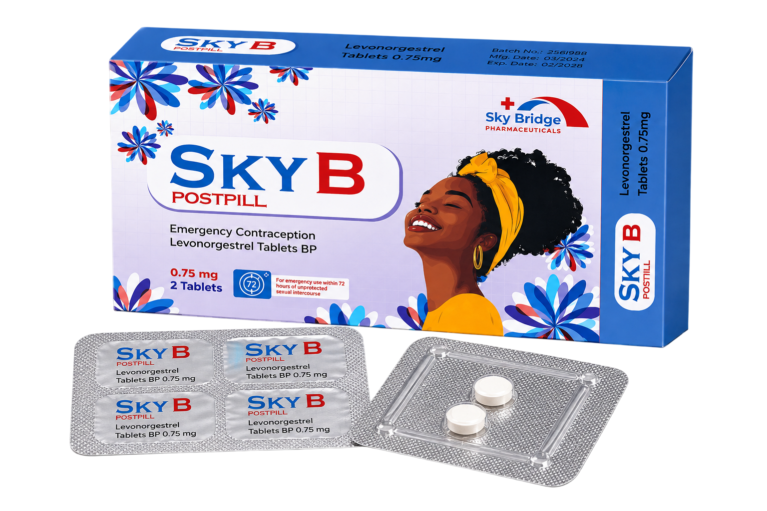 Sky B Postpill